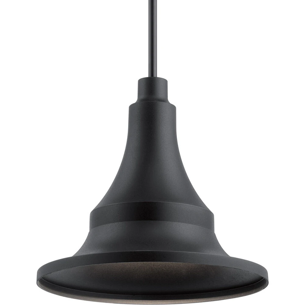 Hampshire 1 Light 16 Inch Textured Black Outdoor Hanging Pendant 5 Hampshire 1 Light 16 Inch Textured Black Outdoor Hanging Pendant - Image 5