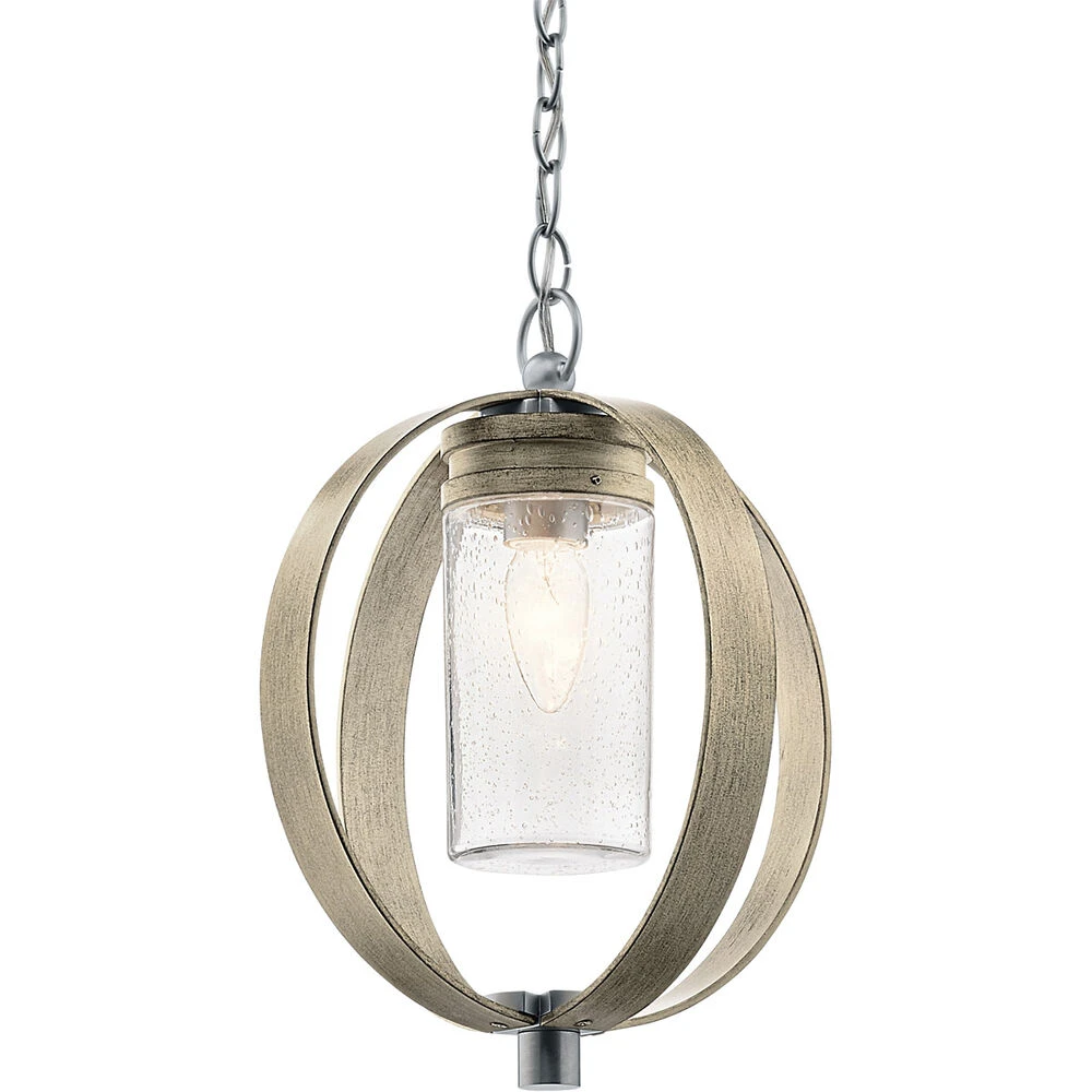 Grand Bank 1 Light 12 Inch Distressed Antique Gray Outdoor Hanging Pendant 4 Grand Bank 1 Light 12 Inch Distressed Antique Gray Outdoor Hanging Pendant - Image 4
