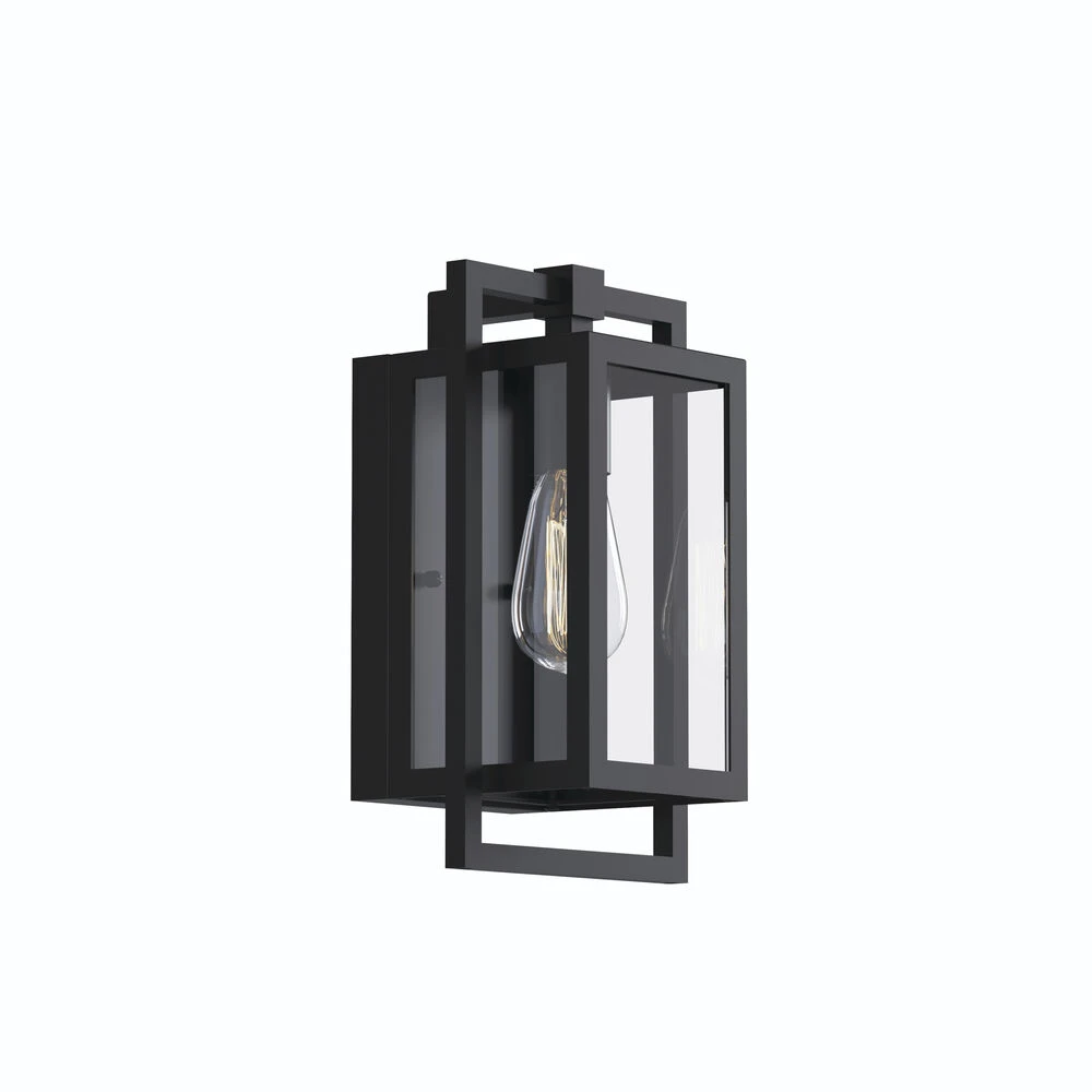 Goson 1 Light 12 Inch Black Outdoor Wall Mount, Small 1 Goson 1 Light 12 Inch Black Outdoor Wall Mount, Small