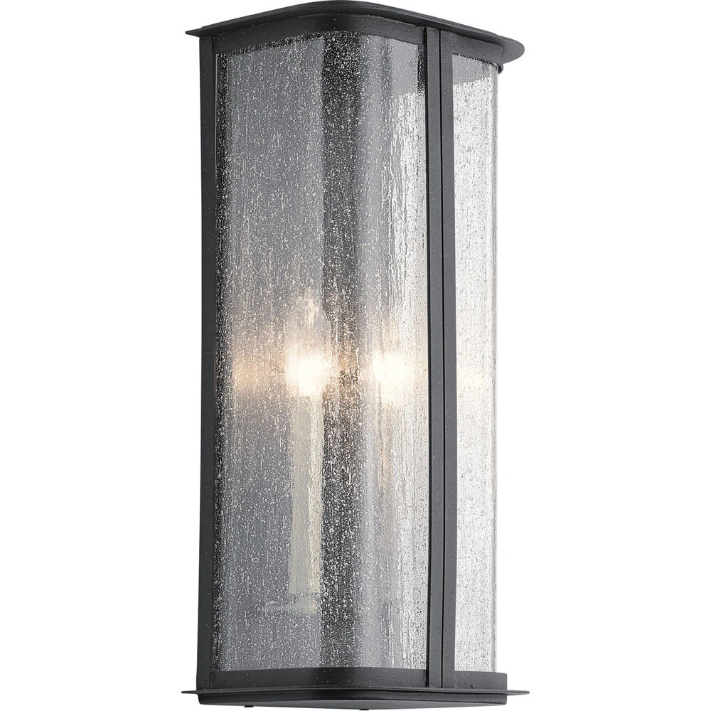 Timmin 2 Light 18 Inch Distressed Black Outdoor Wall Mount, Large 1 Timmin 2 Light 18 Inch Distressed Black Outdoor Wall Mount, Large