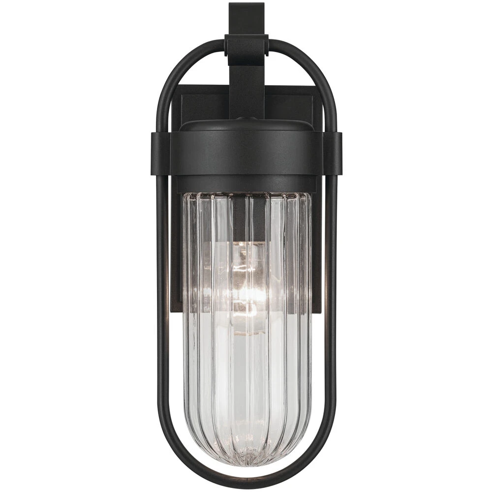 Brix 1 Light 16 Inch Black Textured Outdoor Wall, Small 4 Brix 1 Light 16 Inch Black Textured Outdoor Wall, Small - Image 4