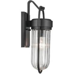 Brix 1 Light 16 Inch Black Textured Outdoor Wall, Small 9 Brix 1 Light 16 Inch Black Textured Outdoor Wall, Small -Lighting Promotional Store 59123bkt profile