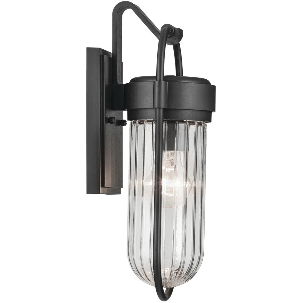 Brix 1 Light 16 Inch Black Textured Outdoor Wall, Small 5 Brix 1 Light 16 Inch Black Textured Outdoor Wall, Small - Image 5