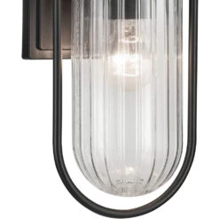 Brix 1 Light 19.25 Inch Black Textured Outdoor Wall, Medium 21 Brix 1 Light 19.25 Inch Black Textured Outdoor Wall, Medium -Lighting Promotional Store 59124bkt detail