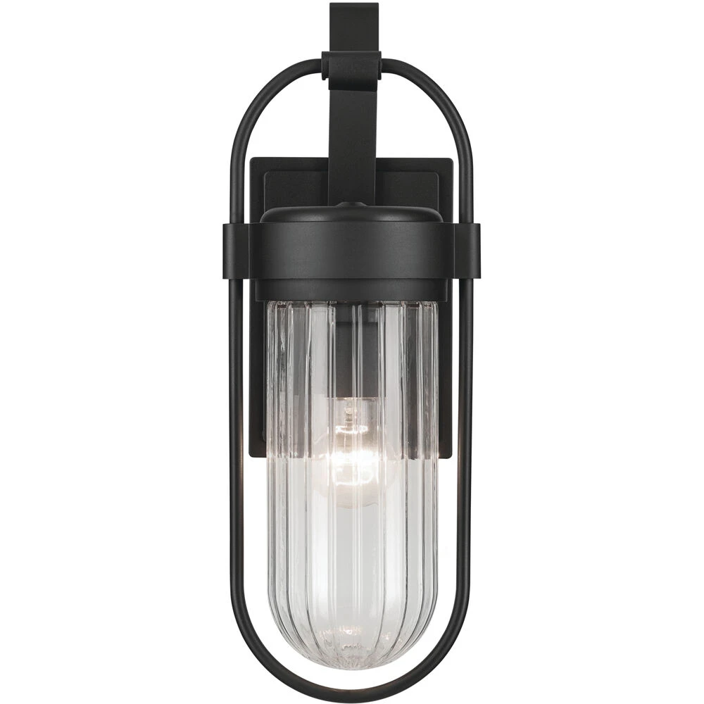 Brix 1 Light 19.25 Inch Black Textured Outdoor Wall, Medium 4 Brix 1 Light 19.25 Inch Black Textured Outdoor Wall, Medium - Image 4