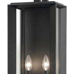 Kroft 2 Light 28 Inch Black Textured Outdoor Wall, X-Large 22 Kroft 2 Light 28 Inch Black Textured Outdoor Wall, X-Large -Lighting Promotional Store 59134bkt detail 2