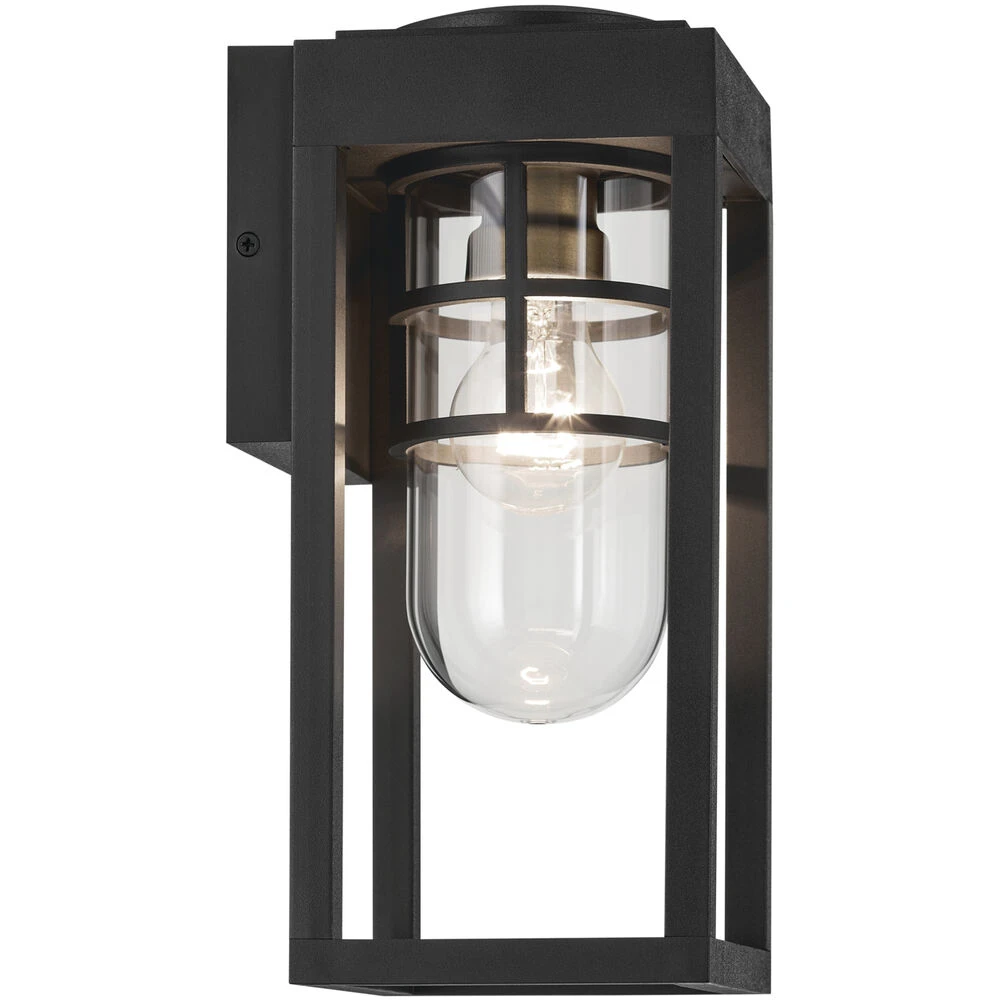 Hone 1 Light 13 Inch Black Textured Outdoor Wall, Small 13 Hone 1 Light 13 Inch Black Textured Outdoor Wall, Small - Image 13