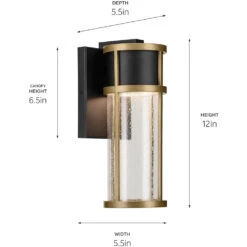 Camillo LED 12 Inch Black Textured Outdoor Wall, Small 9 Camillo LED 12 Inch Black Textured Outdoor Wall, Small -Lighting Promotional Store 59139bkt dim