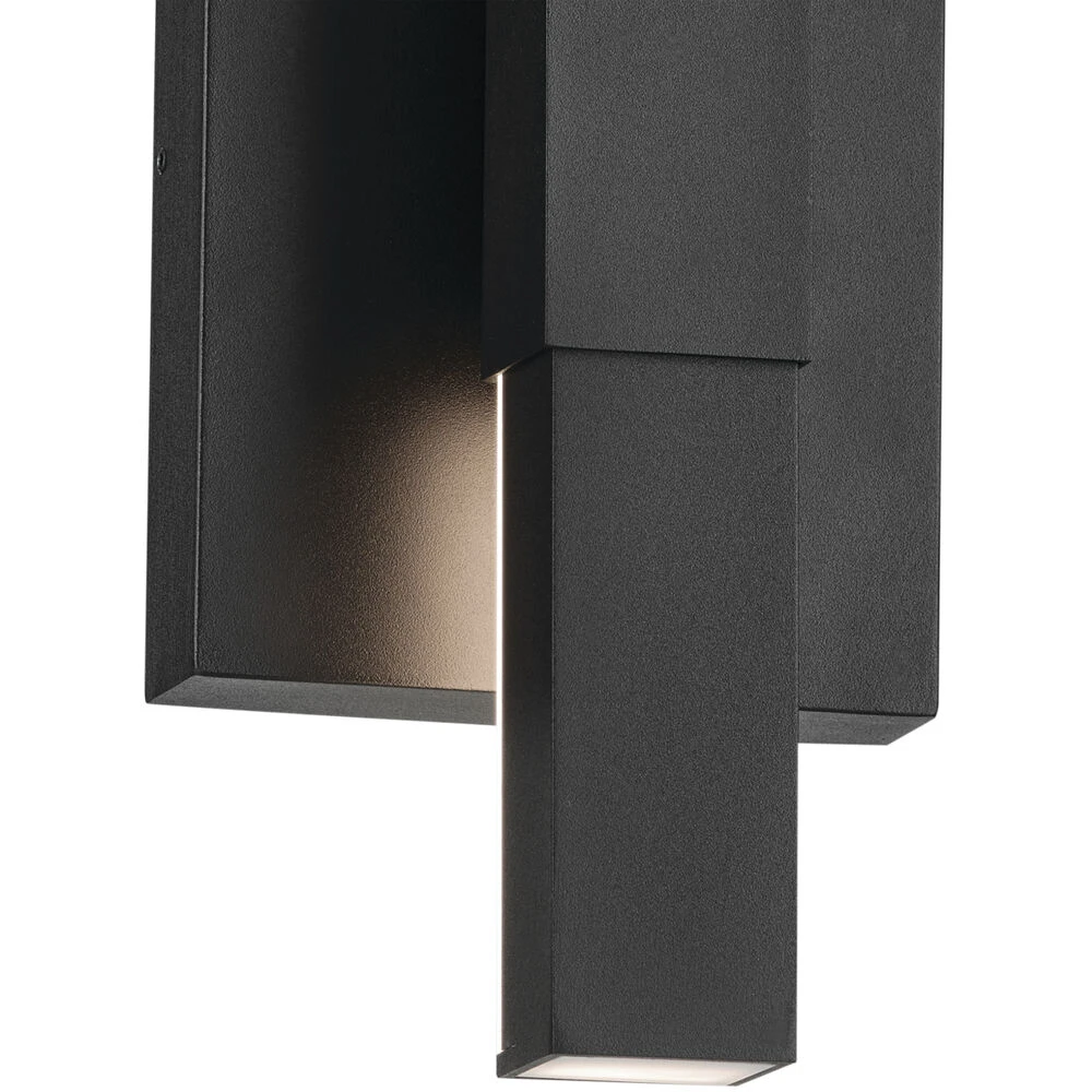 Nocar LED 16 Inch Black Textured Outdoor Wall, Small 2 Nocar LED 16 Inch Black Textured Outdoor Wall, Small - Image 2