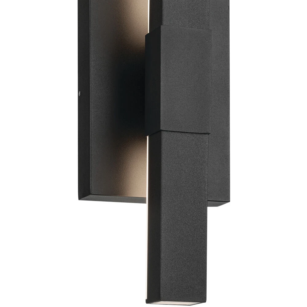 Nocar LED 22.25 Inch Black Textured Outdoor Wall, Medium 2 Nocar LED 22.25 Inch Black Textured Outdoor Wall, Medium - Image 2