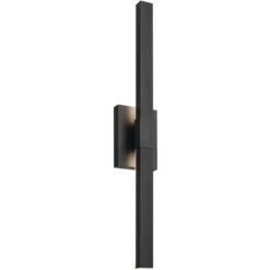 Nocar LED 30 Inch Black Textured Outdoor Wall, Large