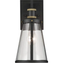 Talman 1 Light 13.25 Inch Black Textured Outdoor Wall, Small 8 Talman 1 Light 13.25 Inch Black Textured Outdoor Wall, Small -Lighting Promotional Store 59146bkt front