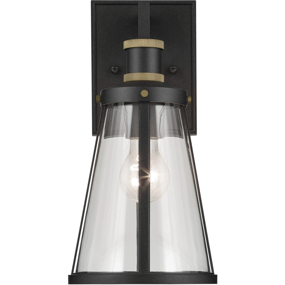 Talman 1 Light 13.25 Inch Black Textured Outdoor Wall, Small 4 Talman 1 Light 13.25 Inch Black Textured Outdoor Wall, Small - Image 4