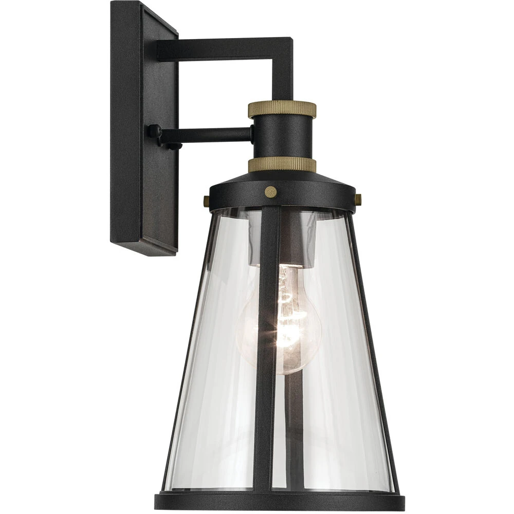 Talman 1 Light 13.25 Inch Black Textured Outdoor Wall, Small 5 Talman 1 Light 13.25 Inch Black Textured Outdoor Wall, Small - Image 5