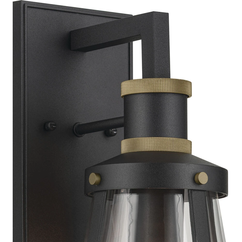 Talman 1 Light 18 Inch Black Textured Outdoor Wall, Medium 2 Talman 1 Light 18 Inch Black Textured Outdoor Wall, Medium - Image 2