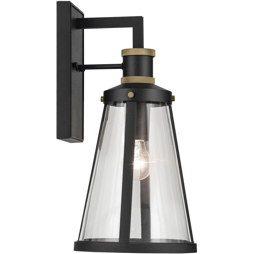 Talman 1 Light 18 Inch Black Textured Outdoor Wall, Medium 5 Talman 1 Light 18 Inch Black Textured Outdoor Wall, Medium - Image 5