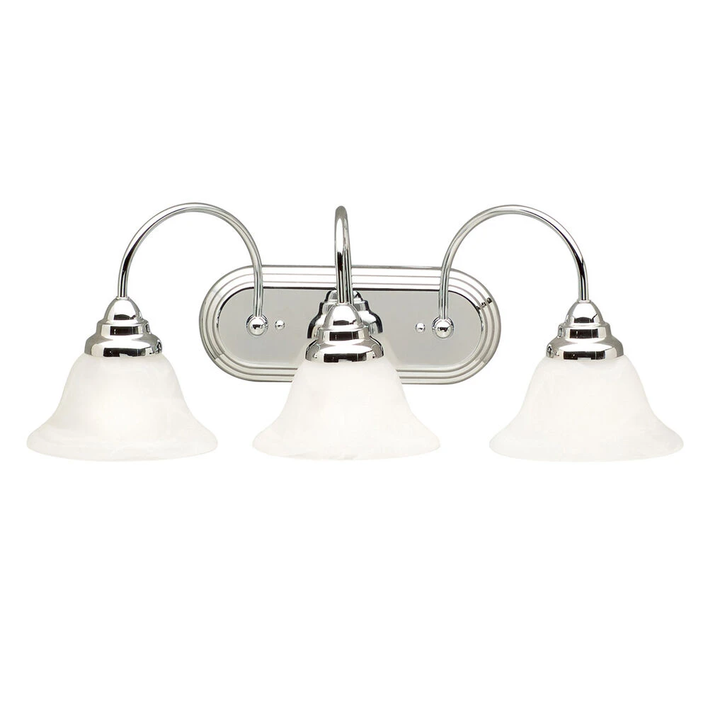 Telford 3 Light 25 Inch Chrome Wall Mt Bath 3 Arm Wall Light In Alabaster Swirl 1 Telford 3 Light 25 Inch Chrome Wall Mt Bath 3 Arm Wall Light In Alabaster Swirl
