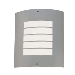 Newport 1 Light 10 Inch Brushed Nickel Outdoor Wall, Large