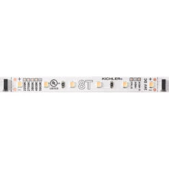 8T Tape Light LED White Material (Not Painted) 5000K 4 Inch 24V LED Dry Tape