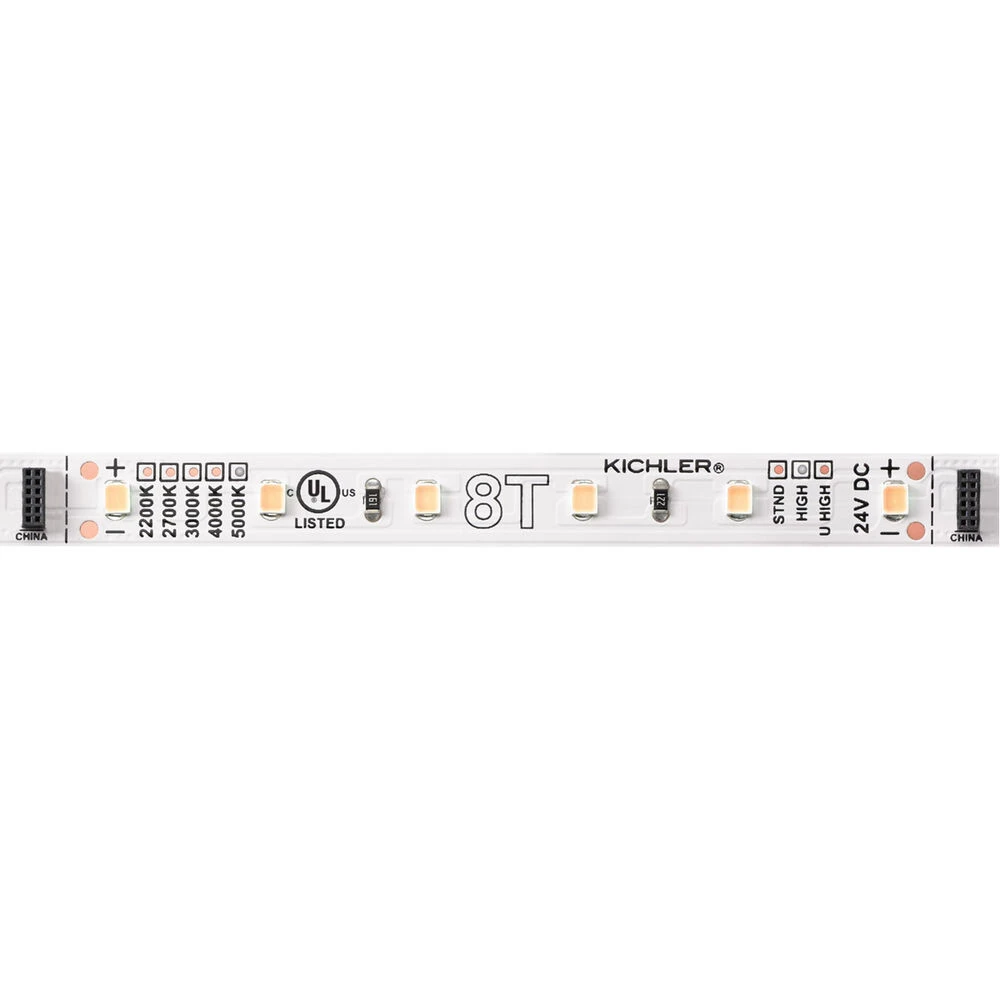 8T Tape Light LED White Material (Not Painted) 5000K 4 Inch 24V LED Dry Tape 1 8T Tape Light LED White Material (Not Painted) 5000K 4 Inch 24V LED Dry Tape