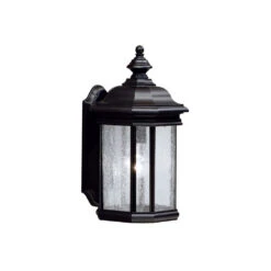 Kirkwood 1 Light 17 Inch Black Outdoor Wall, Medium