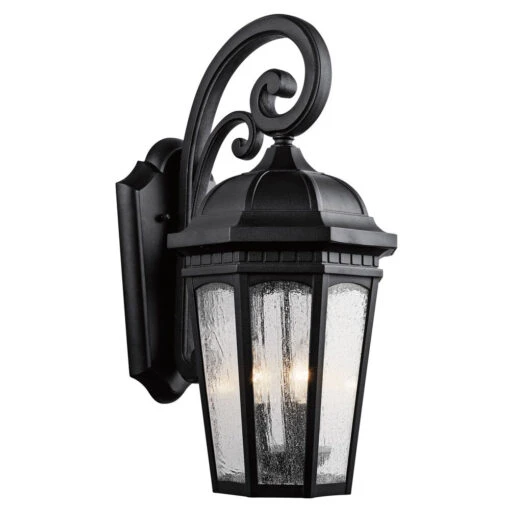 Courtyard 3 Light 10.25 Inch Outdoor Wall Light