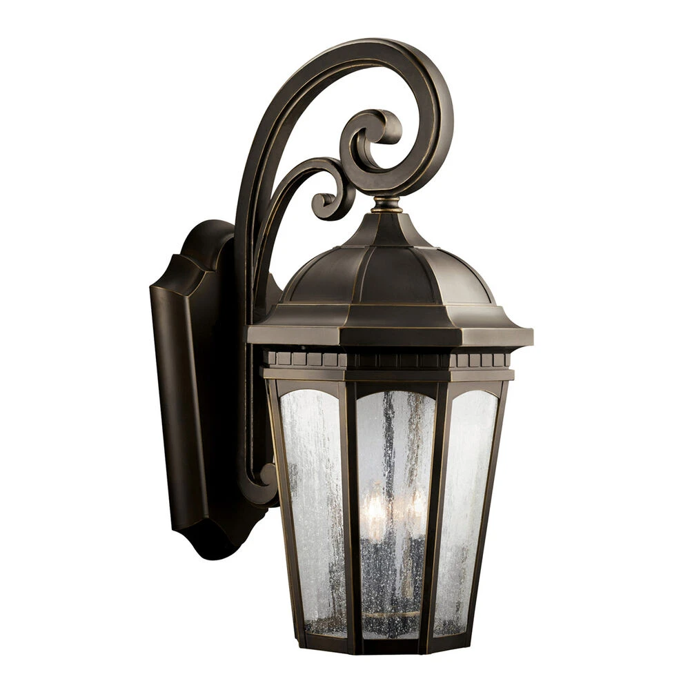 Courtyard 3 Light 12.25 Inch Outdoor Wall Light 1 Courtyard 3 Light 12.25 Inch Outdoor Wall Light