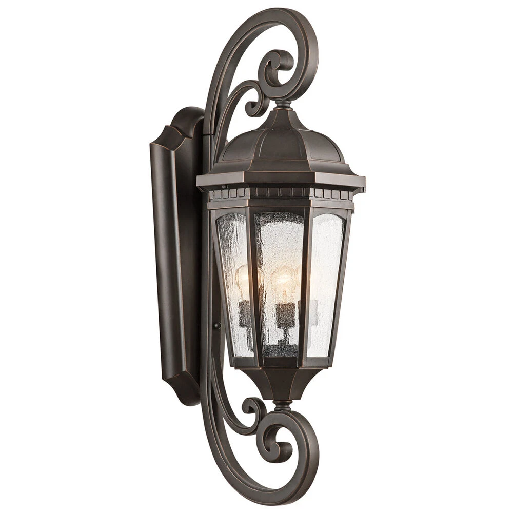 Courtyard 3 Light 13.50 Inch Outdoor Wall Light 1 Courtyard 3 Light 13.50 Inch Outdoor Wall Light