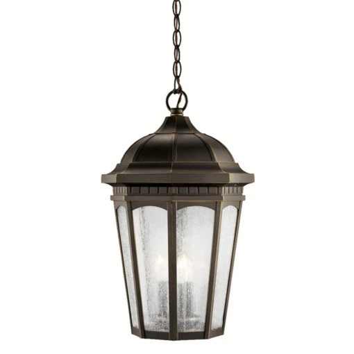 Courtyard 3 Light 12.25 Inch Outdoor Pendant/Chandelier