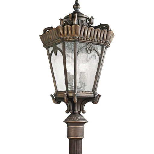 Tournai 4 Light 17.00 Inch Post Light & Accessory