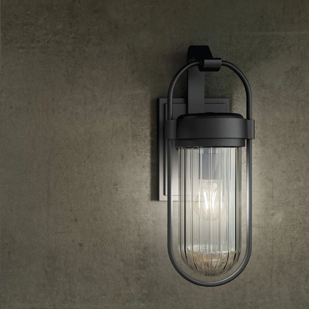Brix 1 Light 19.25 Inch Black Textured Outdoor Wall, Medium 7 Brix 1 Light 19.25 Inch Black Textured Outdoor Wall, Medium - Image 7