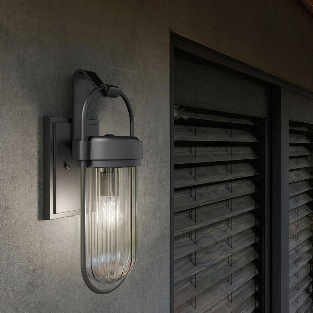 Brix 1 Light 19.25 Inch Black Textured Outdoor Wall, Medium 10 Brix 1 Light 19.25 Inch Black Textured Outdoor Wall, Medium - Image 10