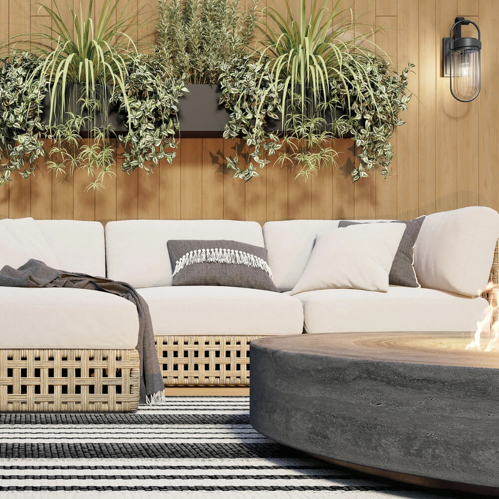 Brix 1 Light 19.25 Inch Black Textured Outdoor Wall, Medium 12 Brix 1 Light 19.25 Inch Black Textured Outdoor Wall, Medium - Image 12