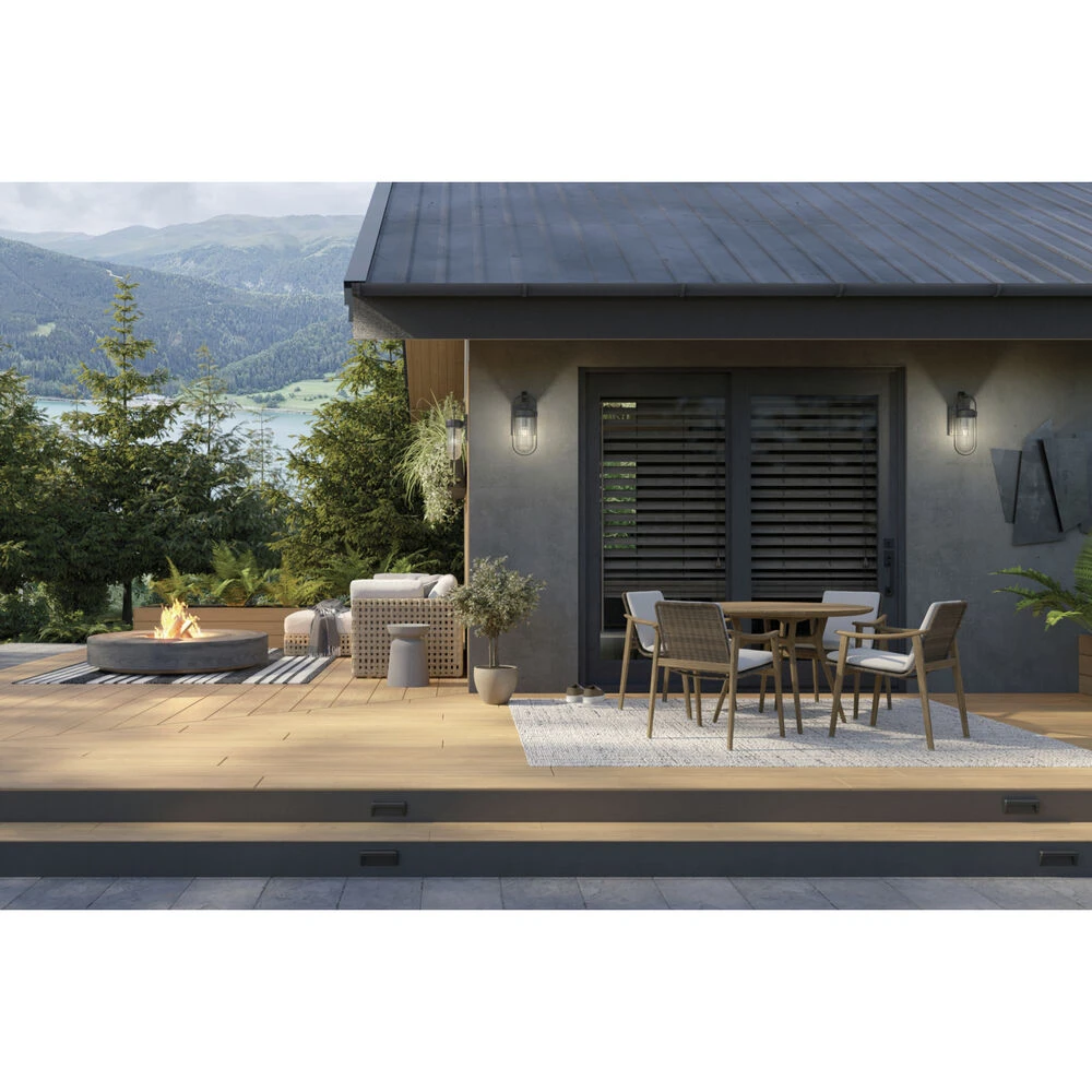 Brix 1 Light 19.25 Inch Black Textured Outdoor Wall, Medium 15 Brix 1 Light 19.25 Inch Black Textured Outdoor Wall, Medium - Image 15