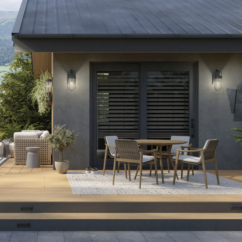 Brix 1 Light 19.25 Inch Black Textured Outdoor Wall, Medium 16 Brix 1 Light 19.25 Inch Black Textured Outdoor Wall, Medium - Image 16