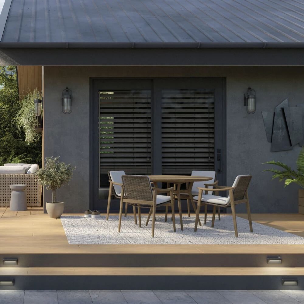 Brix 1 Light 19.25 Inch Black Textured Outdoor Wall, Medium 18 Brix 1 Light 19.25 Inch Black Textured Outdoor Wall, Medium - Image 18