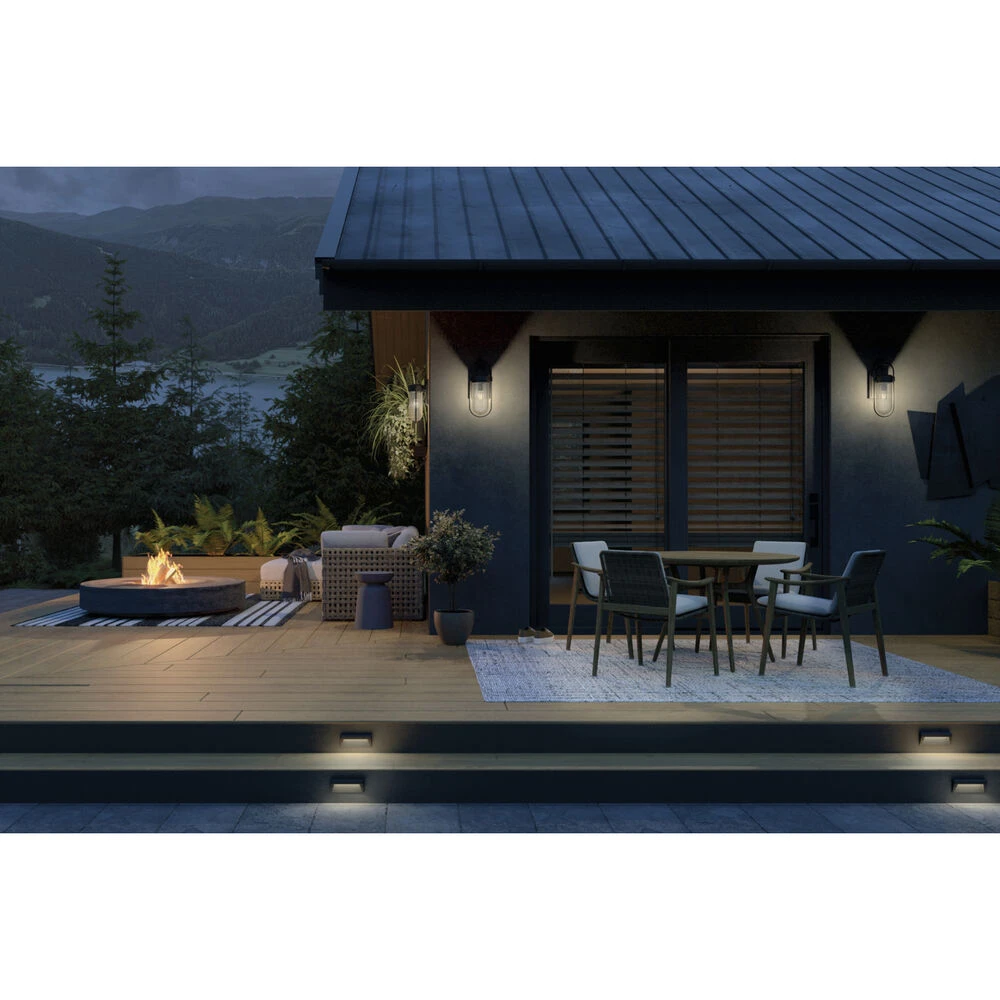 Brix 1 Light 19.25 Inch Black Textured Outdoor Wall, Medium 20 Brix 1 Light 19.25 Inch Black Textured Outdoor Wall, Medium - Image 20