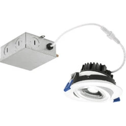 Direct To Ceiling Gimble 1 Light 5.00 Inch Recessed