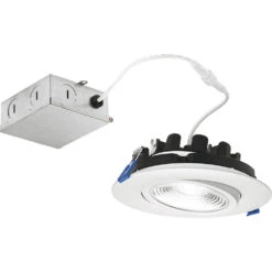 Direct To Ceiling Gimble 1 Light 6.00 Inch Recessed