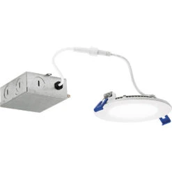 Direct To Ceiling Slim 1 Light 6.00 Inch Recessed