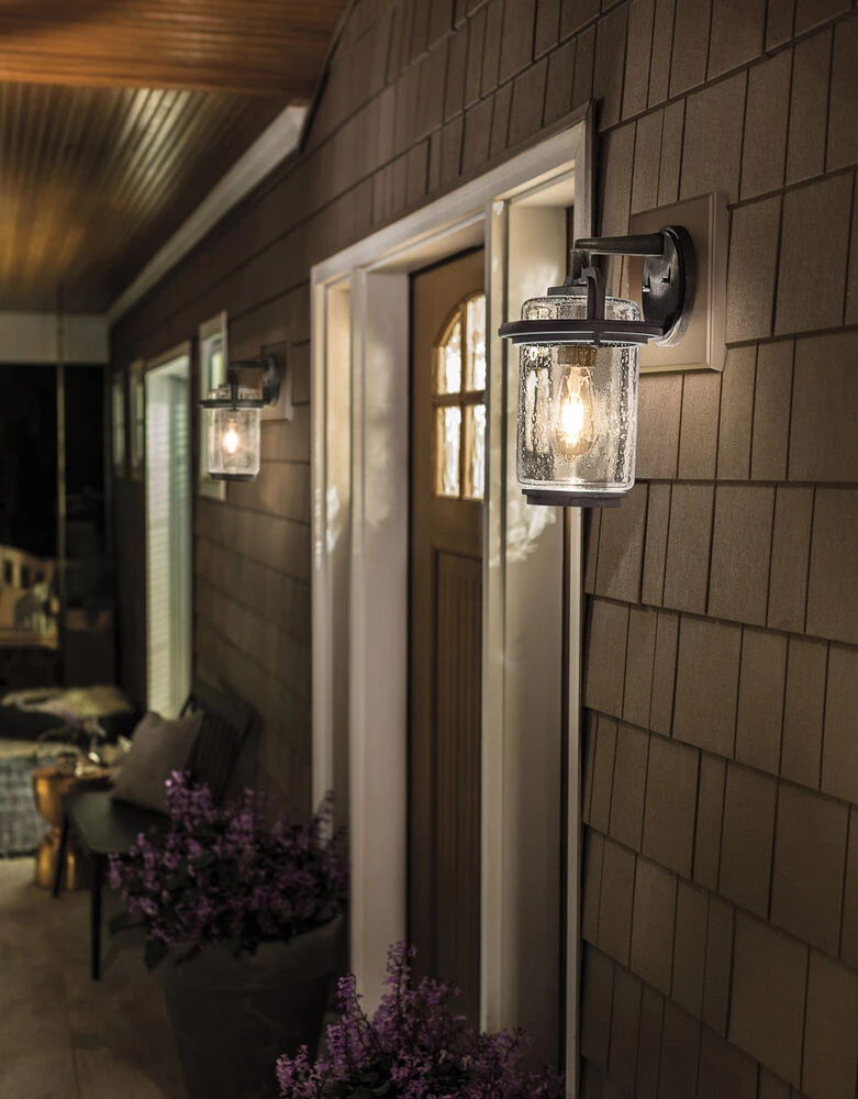 Andover 1 Light 14 Inch Weathered Zinc Outdoor Wall, Medium 7 Andover 1 Light 14 Inch Weathered Zinc Outdoor Wall, Medium - Image 7