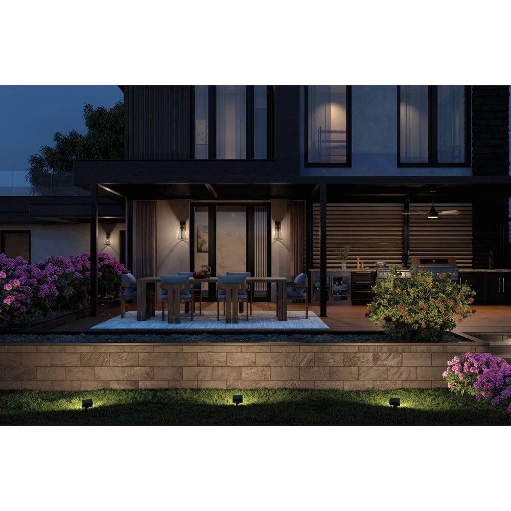 Talman 1 Light 18 Inch Black Textured Outdoor Wall, Medium 19 Talman 1 Light 18 Inch Black Textured Outdoor Wall, Medium - Image 19