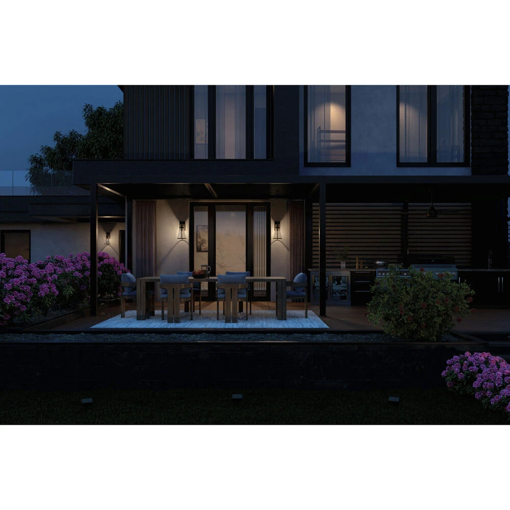 Talman 1 Light 18 Inch Black Textured Outdoor Wall, Medium 20 Talman 1 Light 18 Inch Black Textured Outdoor Wall, Medium - Image 20