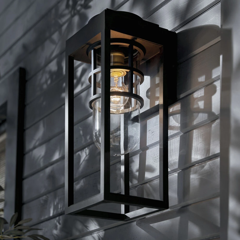 Hone 1 Light 18 Inch Black Textured Outdoor Wall, Medium 10 Hone 1 Light 18 Inch Black Textured Outdoor Wall, Medium - Image 10