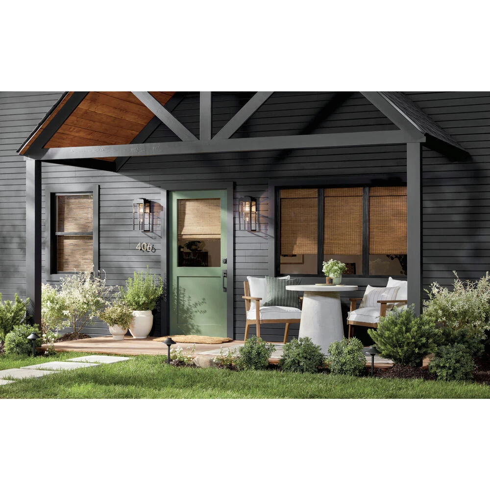 Hone 1 Light 18 Inch Black Textured Outdoor Wall, Medium 15 Hone 1 Light 18 Inch Black Textured Outdoor Wall, Medium - Image 15