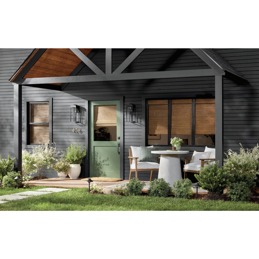 Hone 1 Light 18 Inch Black Textured Outdoor Wall, Medium 17 Hone 1 Light 18 Inch Black Textured Outdoor Wall, Medium - Image 17