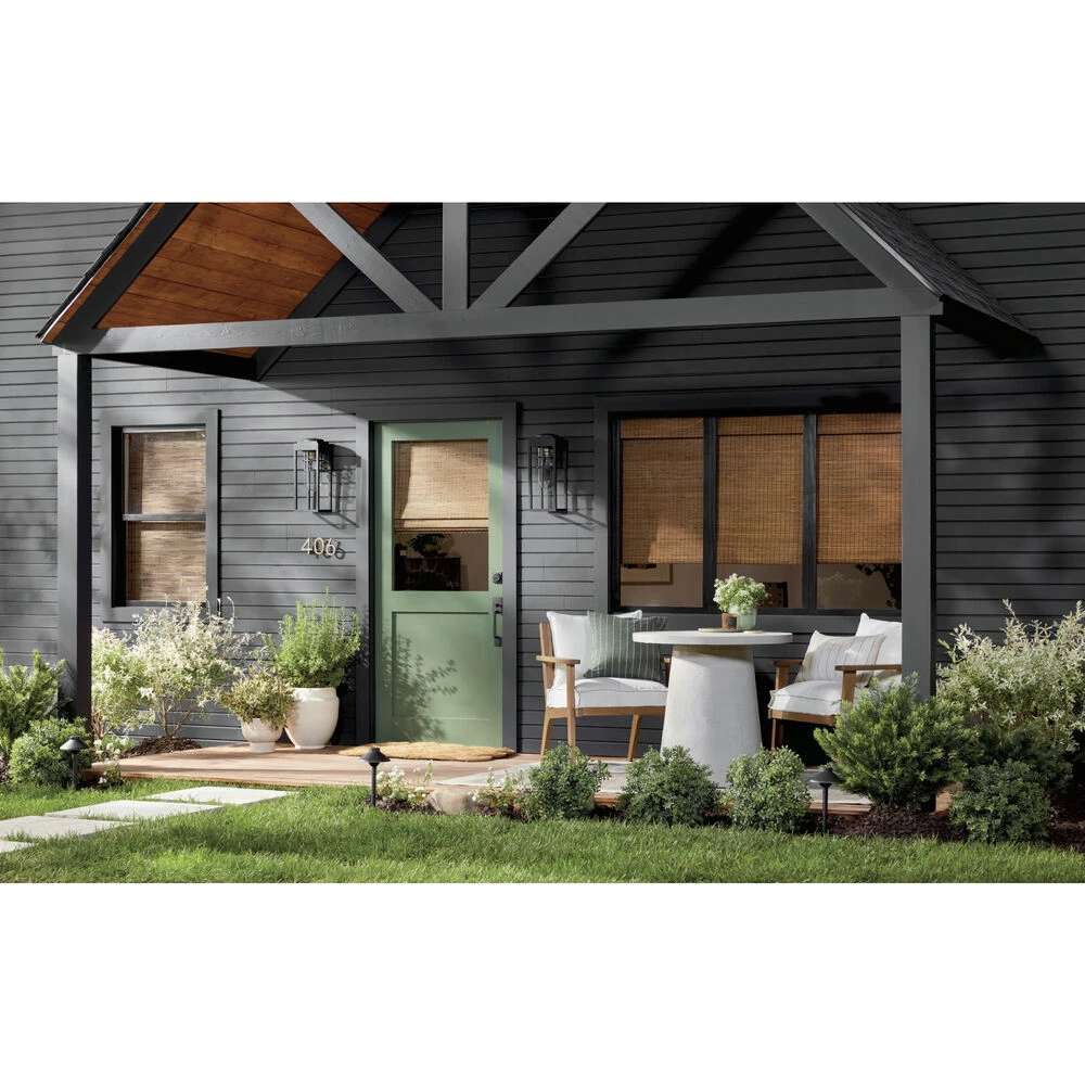 Hone 1 Light 18 Inch Black Textured Outdoor Wall, Medium 19 Hone 1 Light 18 Inch Black Textured Outdoor Wall, Medium - Image 19