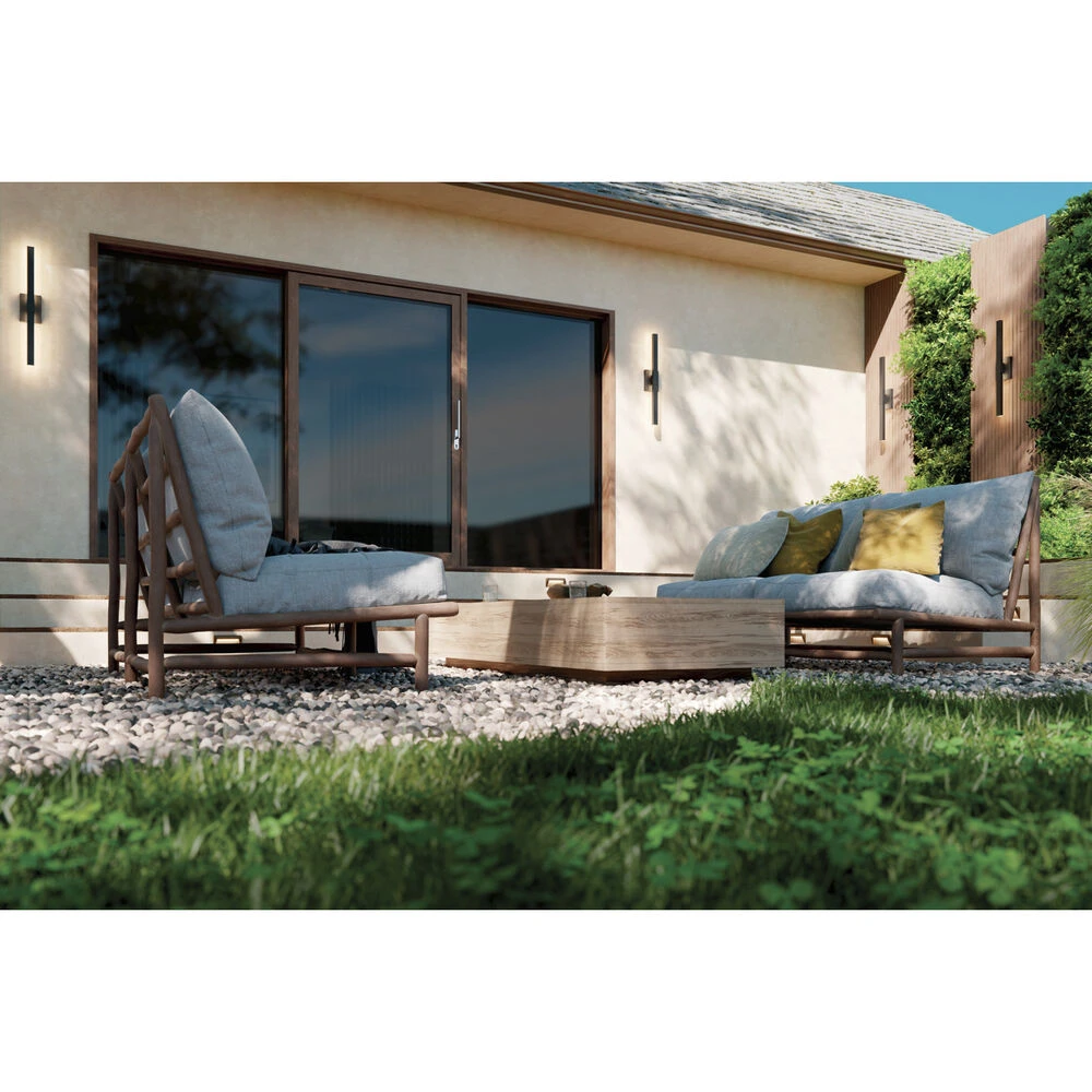 Nocar LED 30 Inch Black Textured Outdoor Wall, Large 14 Nocar LED 30 Inch Black Textured Outdoor Wall, Large - Image 14