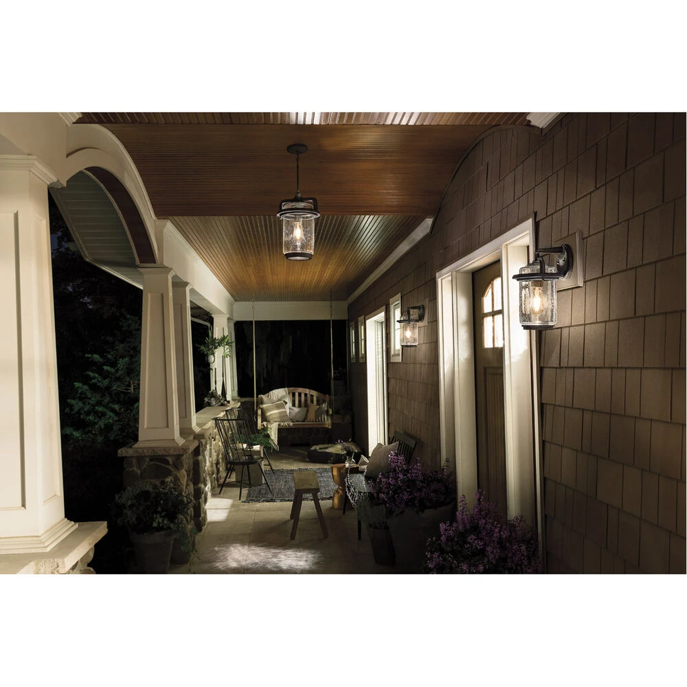Andover 1 Light 14 Inch Weathered Zinc Outdoor Wall, Medium 10 Andover 1 Light 14 Inch Weathered Zinc Outdoor Wall, Medium - Image 10