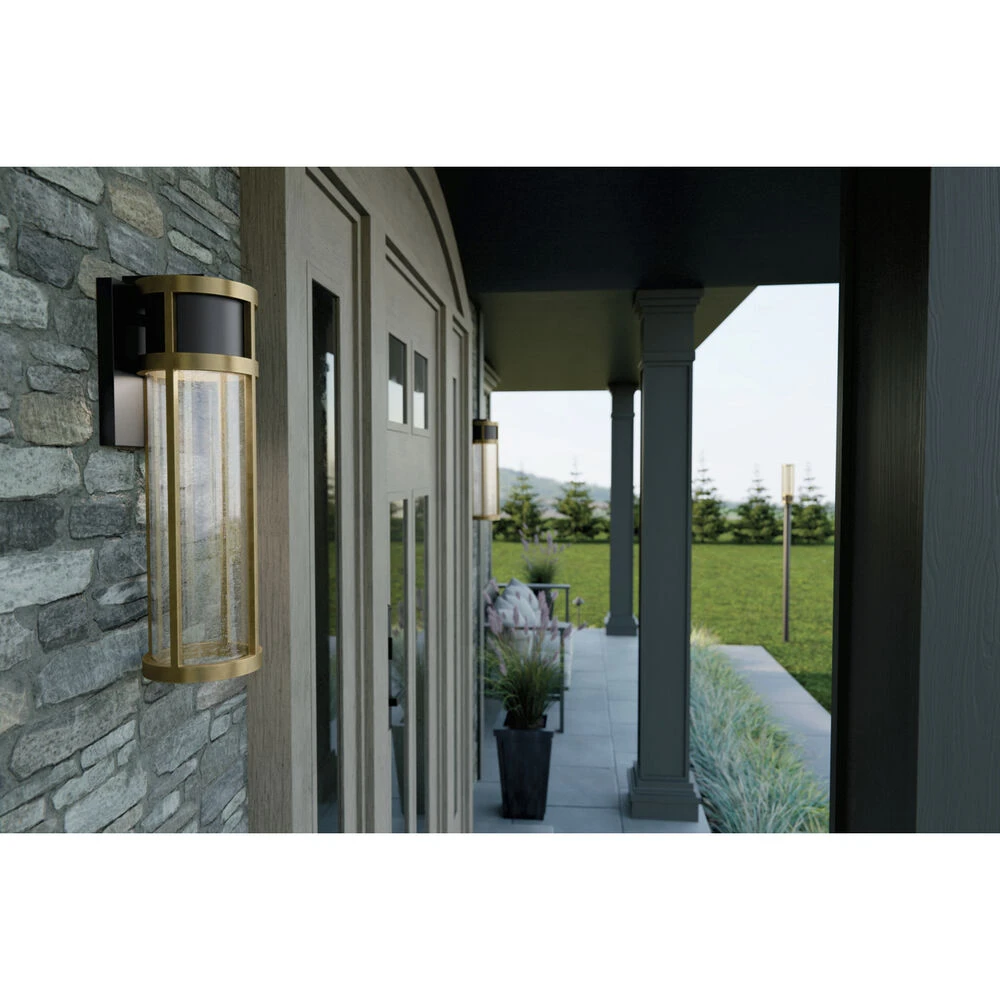 Camillo LED 20 Inch Black Textured Outdoor Wall, Large 9 Camillo LED 20 Inch Black Textured Outdoor Wall, Large - Image 9